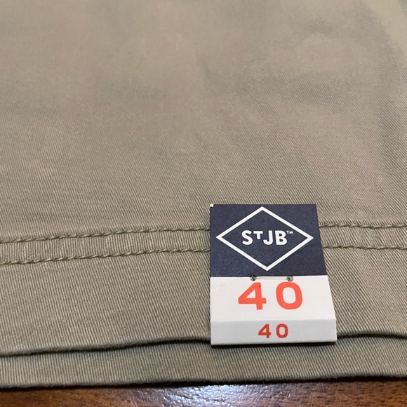 NWT St John's Bay Power Stretch Premium Waistband Men's Cargo Shorts Size 40 - Picture 6 of 7